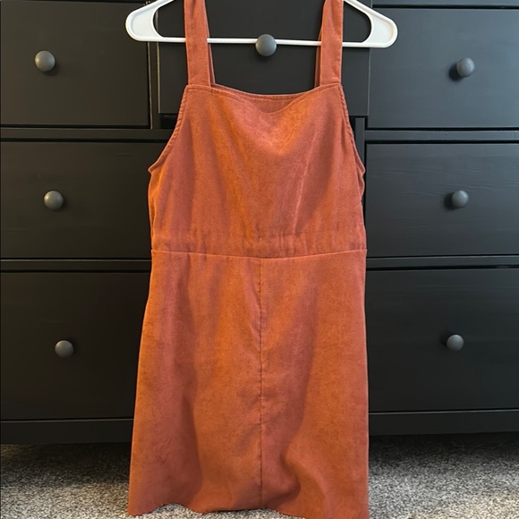 Rust Orange Suede Dress - Picture 2 of 2